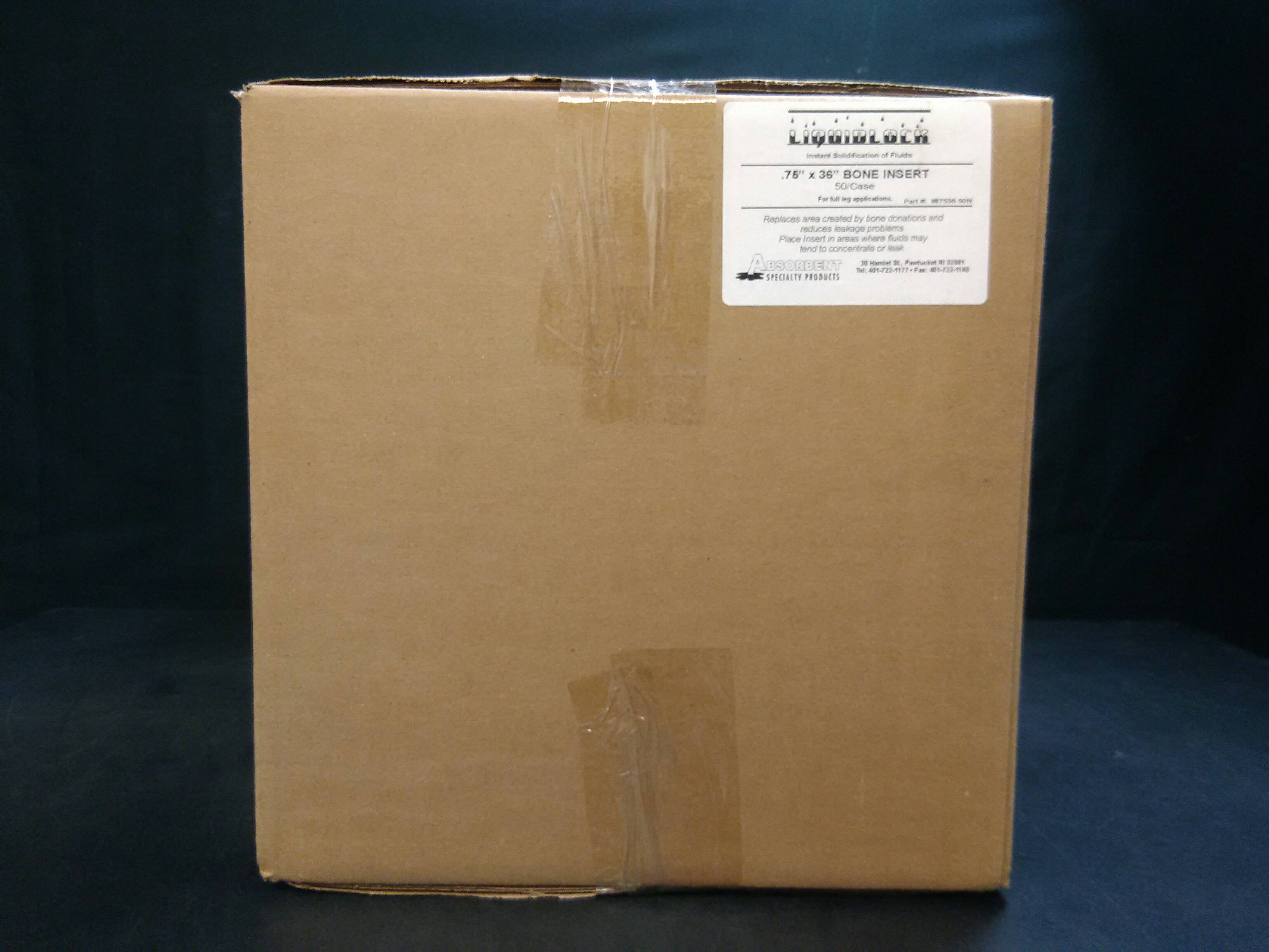 ABSORBENT MI7536-50N INSERT, BONE .75