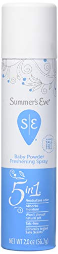 Summer's Eve Freshening Deodorant Spray Baby Powder 2 oz