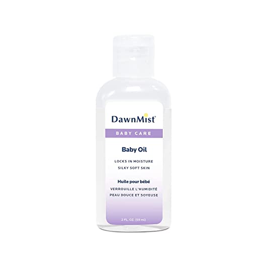 Dukal BA02 Dawn Mist Baby Oil with Dispensing Cap, 2 oz. Bottle (Pack of 144)