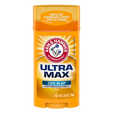 * Arm & Hammer Ultra Max Deodorant Cool Blast Solid 2.6oz Natural Deodorizers