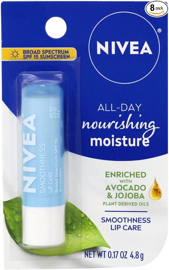 NIVEA NIV-83800 Smoothness Lip Care SPF 15  0.17 oz