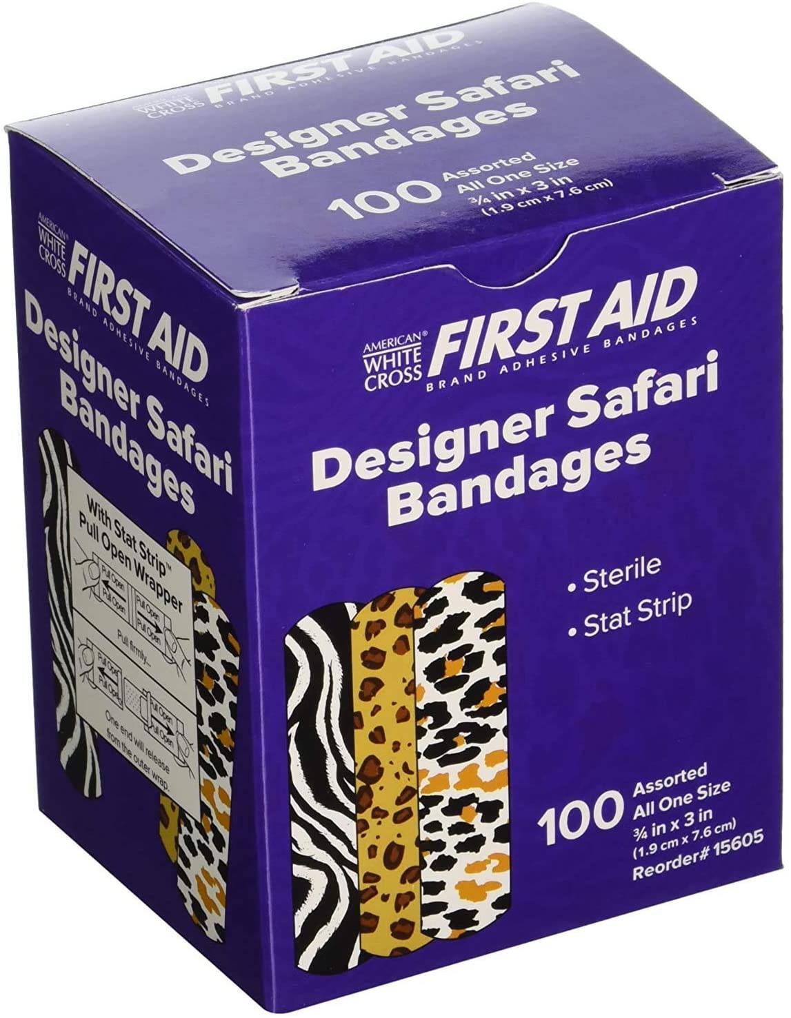 DUKAL 15605 SAFARI ADHESIVE BANDAGE 100/BX