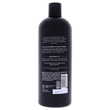 TRESemmé Silky & Smooth Anti-Frizz Shampoo For Frizzy Hair Formulated With Pro Style Technology 28oz