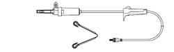 Amsino International#AS3500 Secondary Piggyback IV Sets AMSafe® Rotating Luer Lock