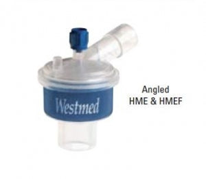 Westmed 6218 HME Angled Inlet Filter, with CO2 Port