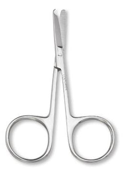 Medline 66845 Sterile Centurion Littauer Scissors with Hook End