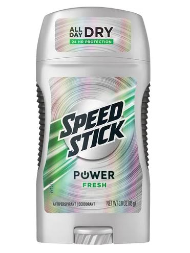 Speed Stick Antiperspirant Deodorant Power Fresh Scent 3 Ounce Stick