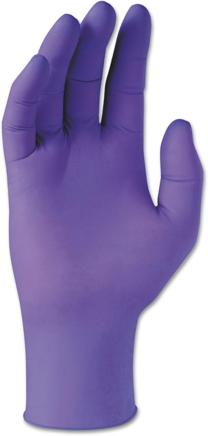 Halyard 50601 Kimberly-Clark Powder Free Purple XTRA Nitrile Examination Glove - Small 50/bx