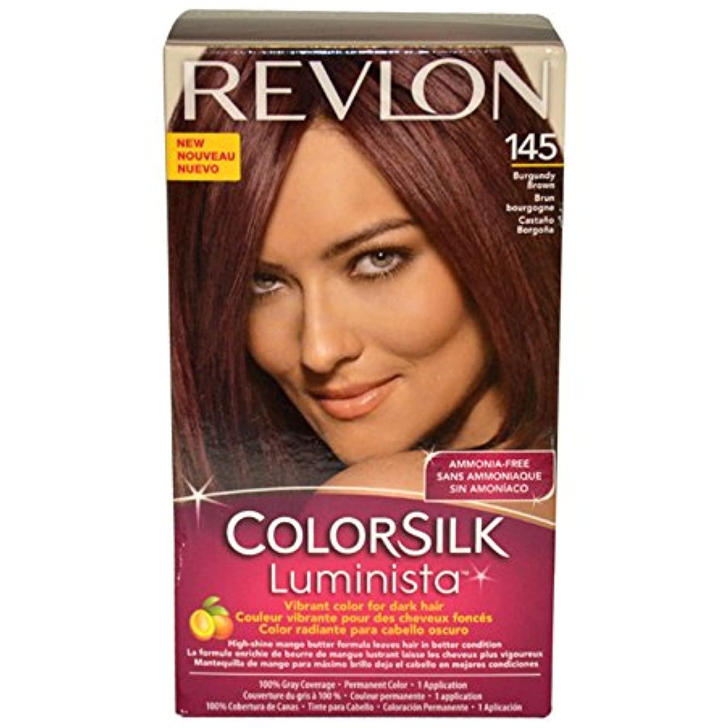 REV-80452 Revlon145 Colorsilk Luminista Haircolor Burgundy Brown Pack of 1