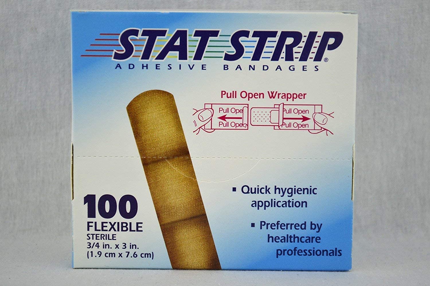 Dukal 15210 Nutramax Stat Strip  Adhesive Bandages 3/4