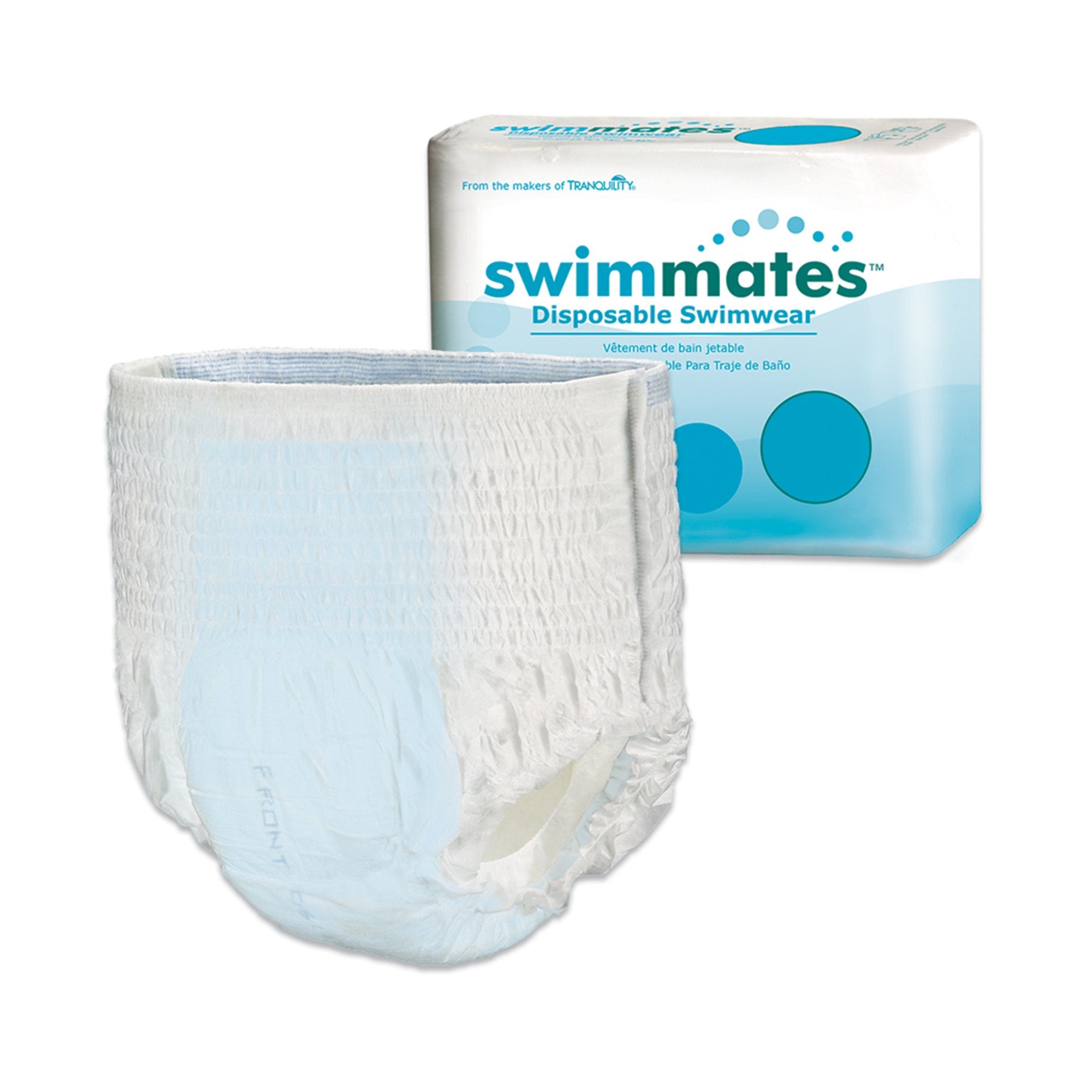 Swimmates 2848 Disposable Swim Diapers, XX-Large, Pack/12