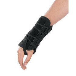 Breg 10651 Wrist Brace Apollo Universal Foam Left Hand Black One Size Fits Most