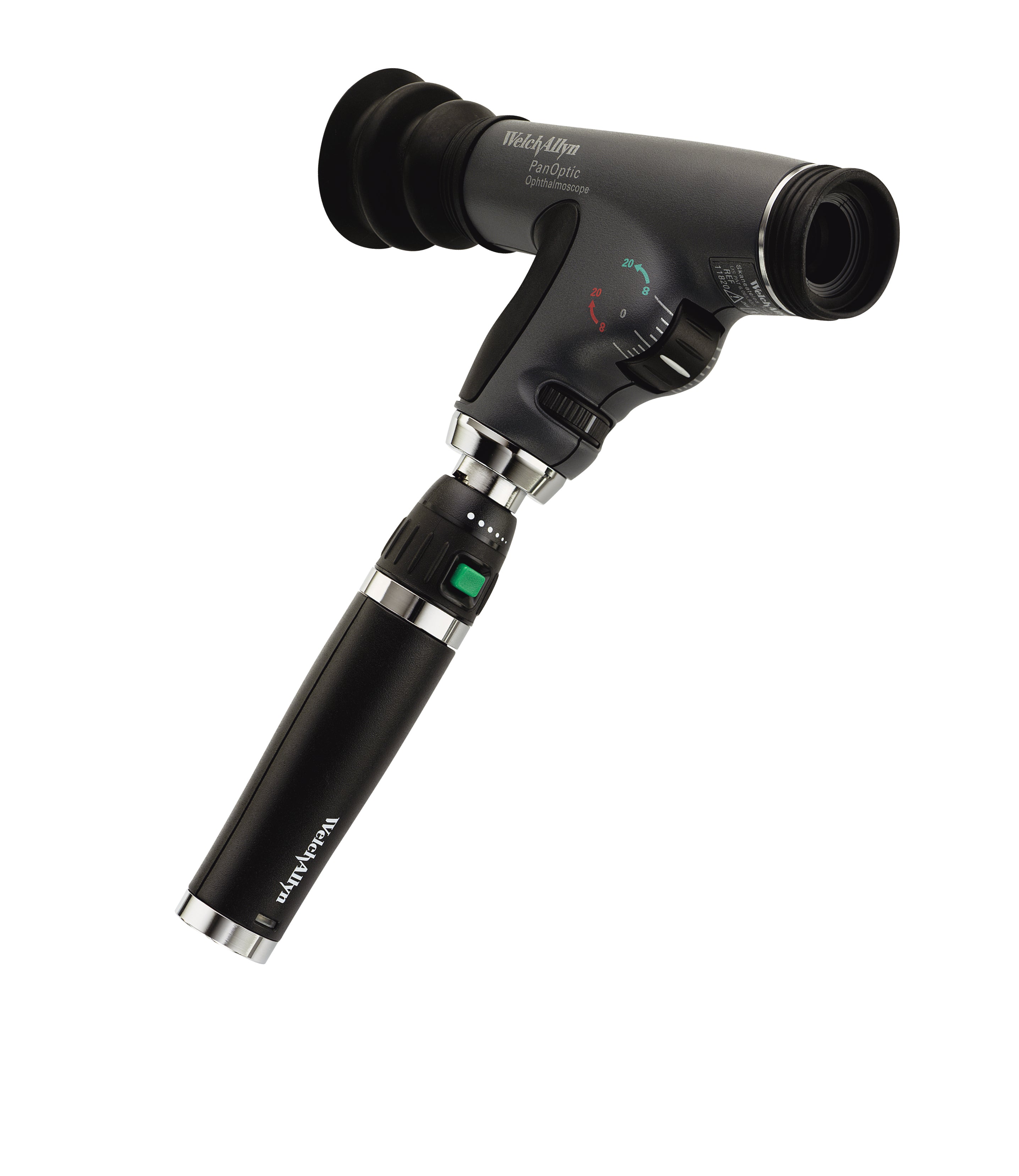 Welch Allyn 11810 Ophthalmoscope Set PanOptic™ Handheld 3.5 V Halogen HPX® Lamp