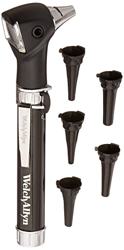 Welch Allyn 22840 Pocket Junior 2.5 V Halogen Otoscope AA-Battery Handle Batteries Not Included