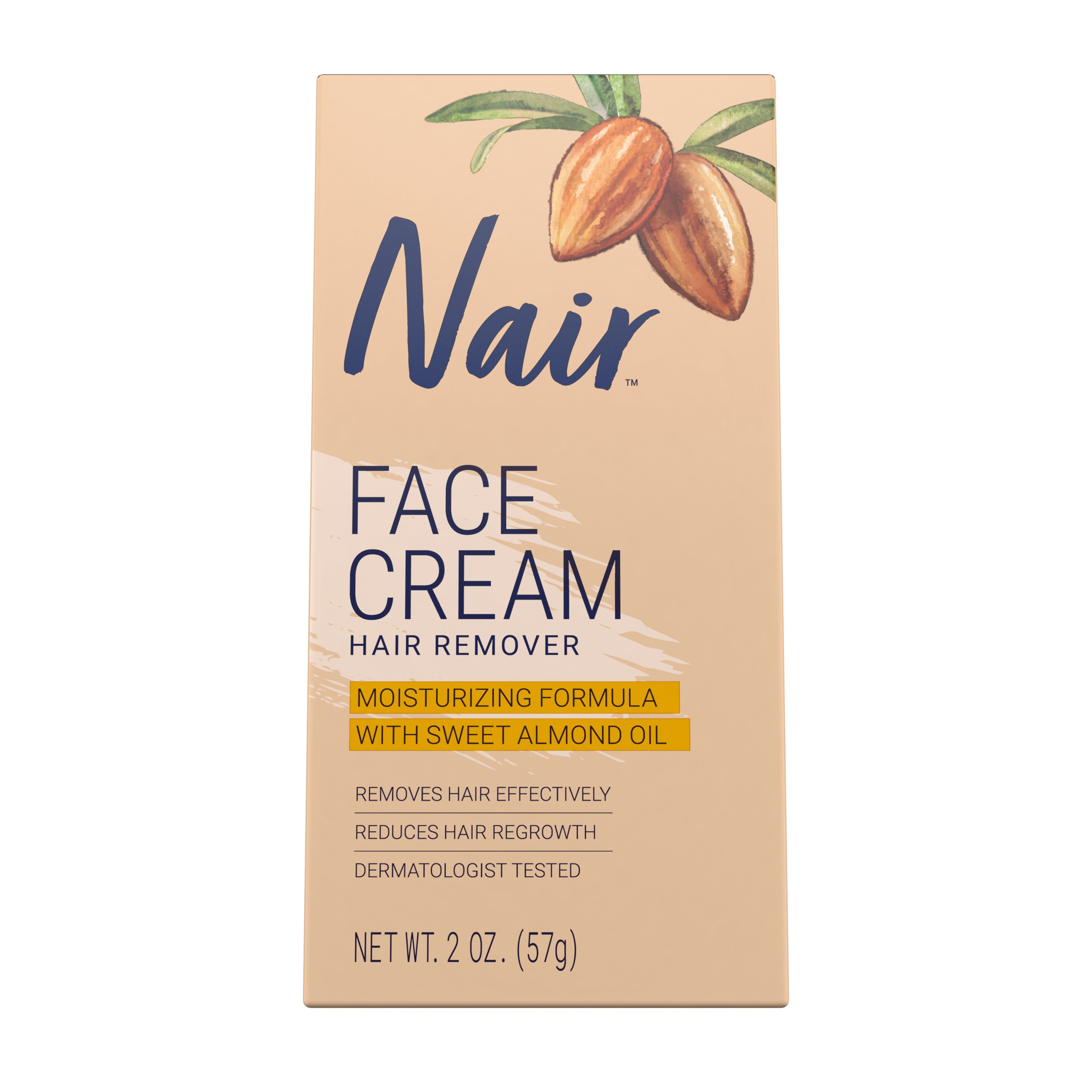 *Nair CHD-20084 Hair Remover Moisturizing Face Cream with Sweet Almond Oil 2 oz