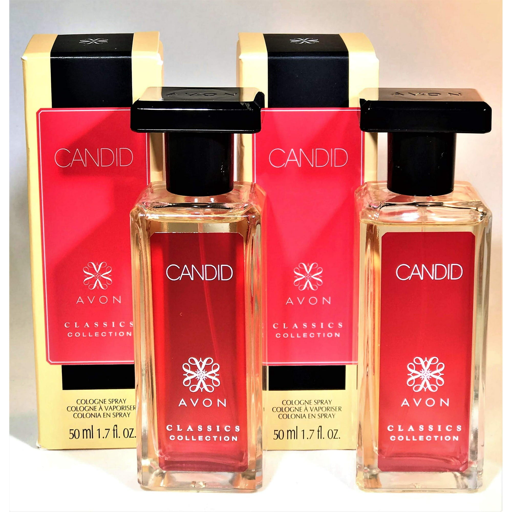 AVON AVN-03213 Candid Cologne Spray 1.7 Oz. (50 mL) (Pack of 2)