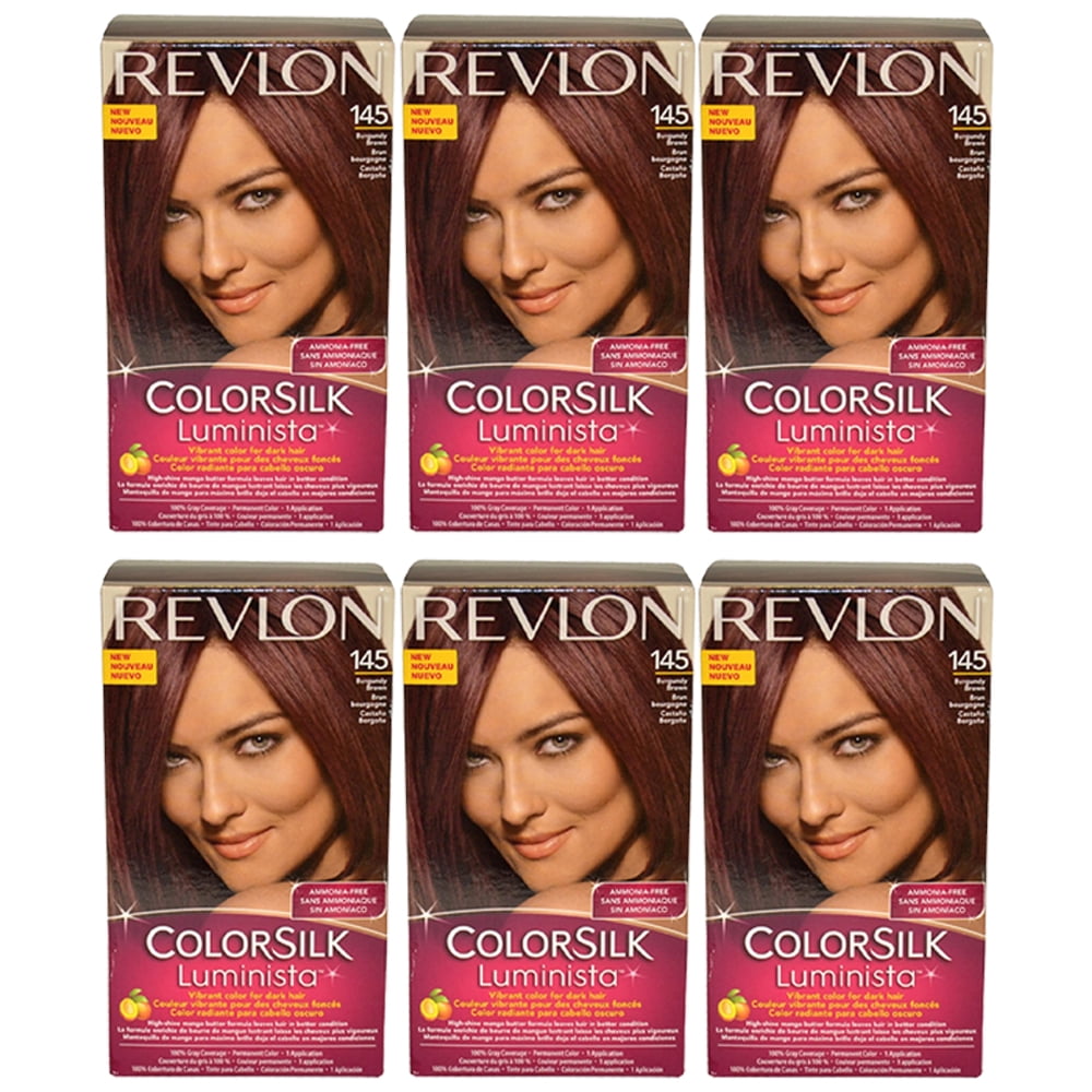 REV-80452 Revlon145 Colorsilk Luminista Haircolor Burgundy Brown (Pack of 6)