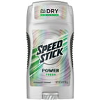 Speed Stick Antiperspirant Deodorant Power Fresh Scent 3 Ounce (Pack of 4)