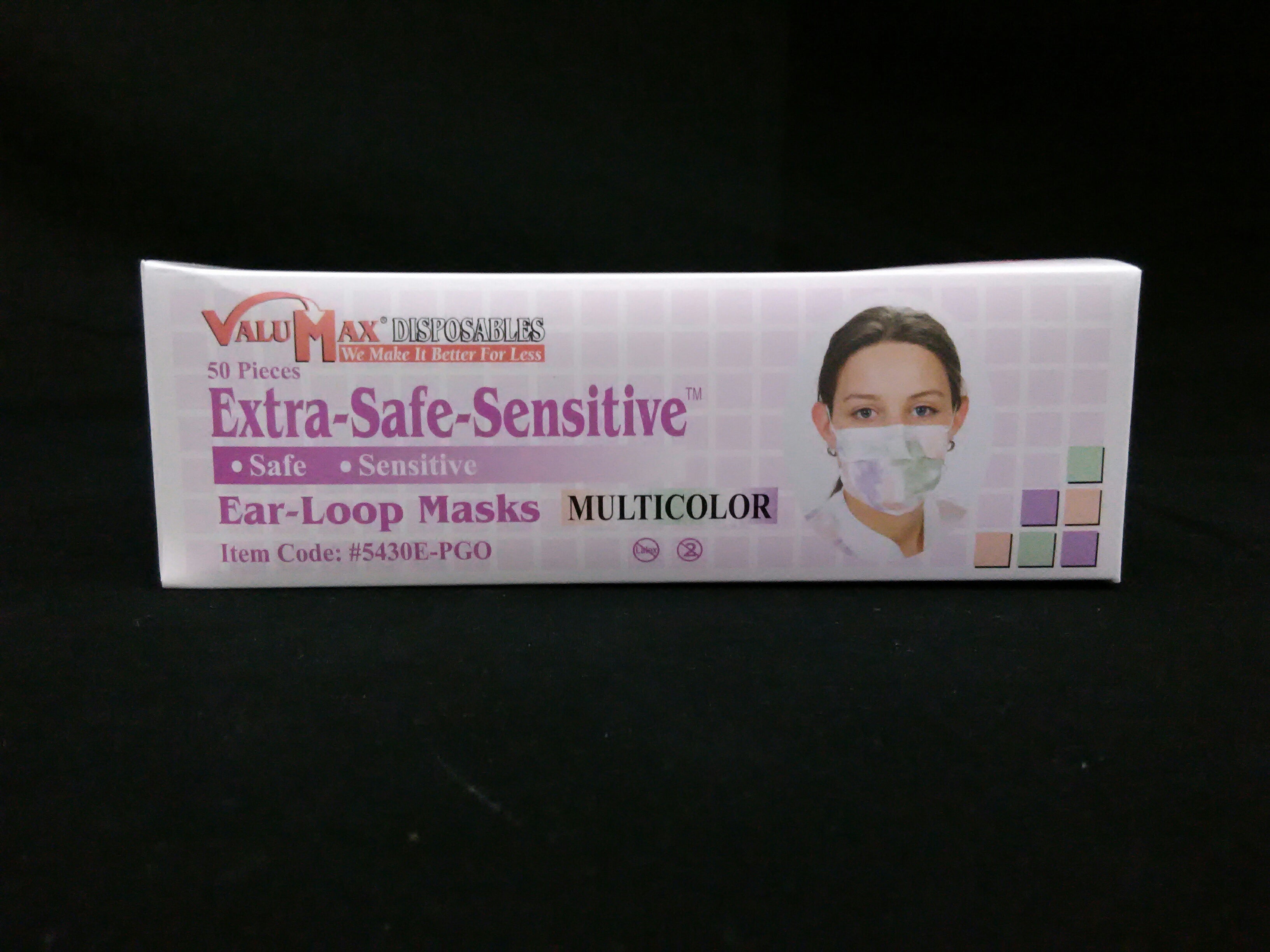 VALUMAX 5430E-PGO MASK EXTRA SENSITIVE MULTI 50