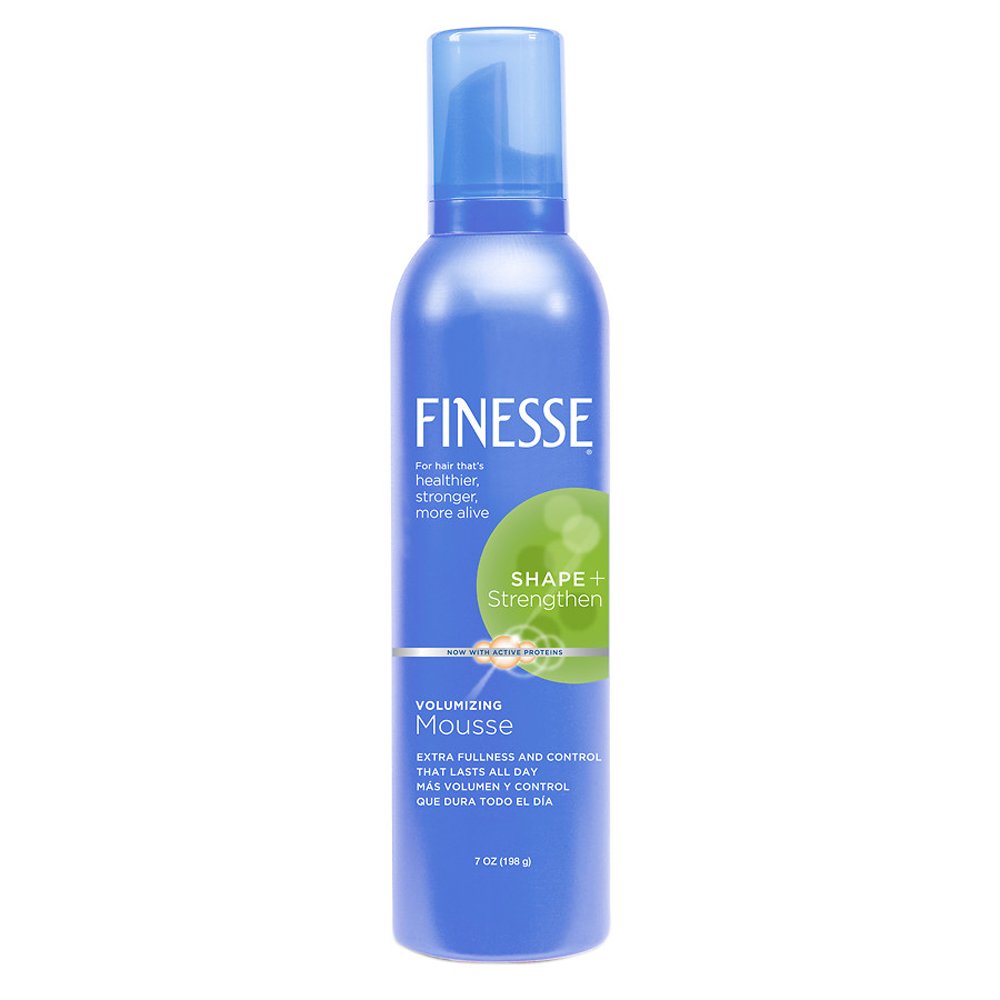 Finesse FIN-00825 Volumizing Mousse With Active proteins Shape plus Strengthen 7 Oz (Pack of 2) - To Your Door Medical  - Health & Beauty