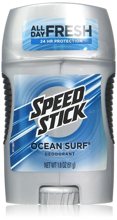 Speed Stick Deodorant, Ocean Surf 1.8 oz (Pack of 4)