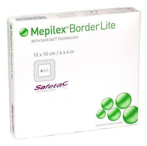 Molnlycke 281300 Mepilex Border Lite 281300 | 4 x 4 Inch (Box of 5)