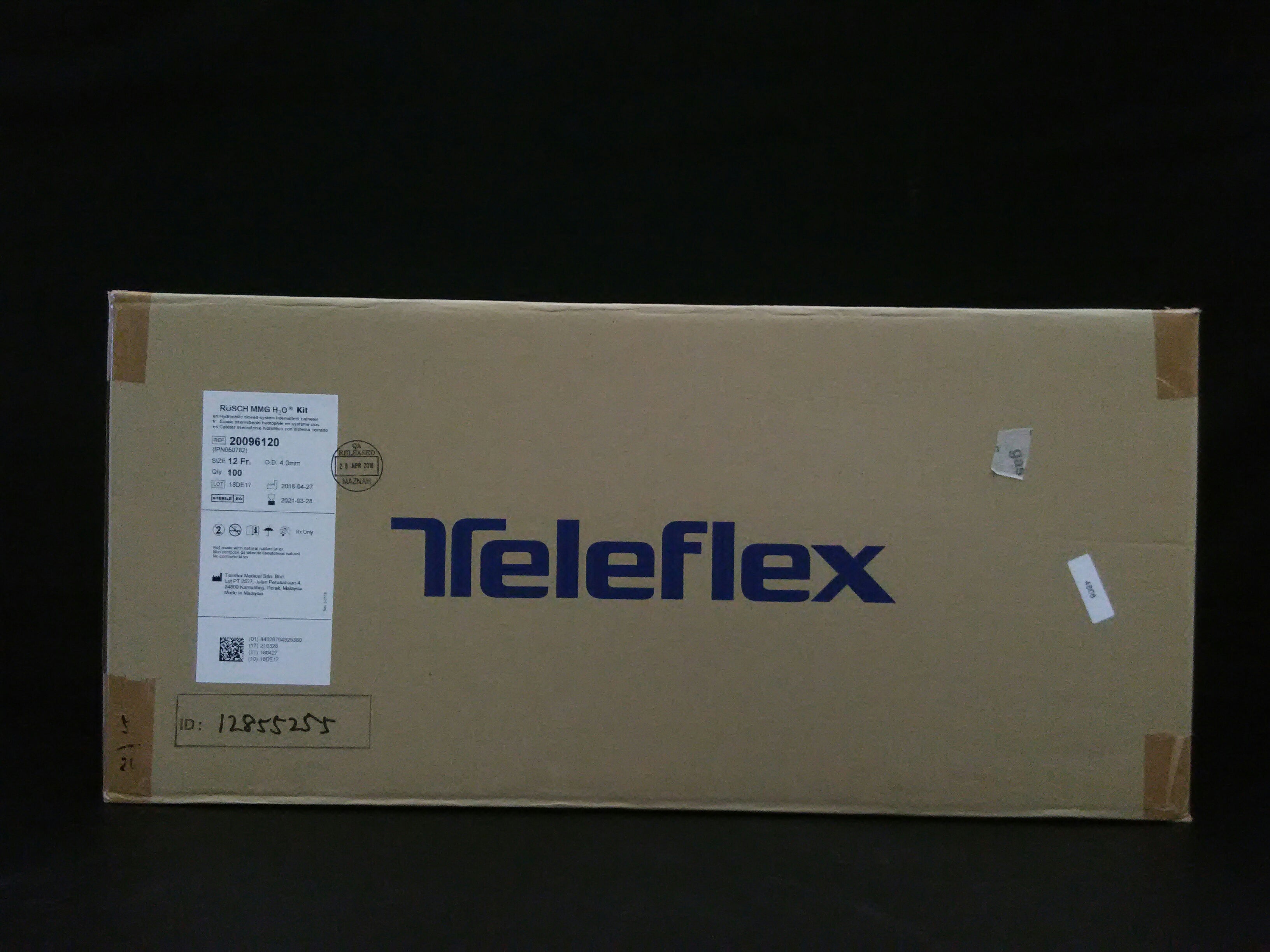 TELEFLEX / HUDSON 20096120 MMG H2O 12 FR 100/BX