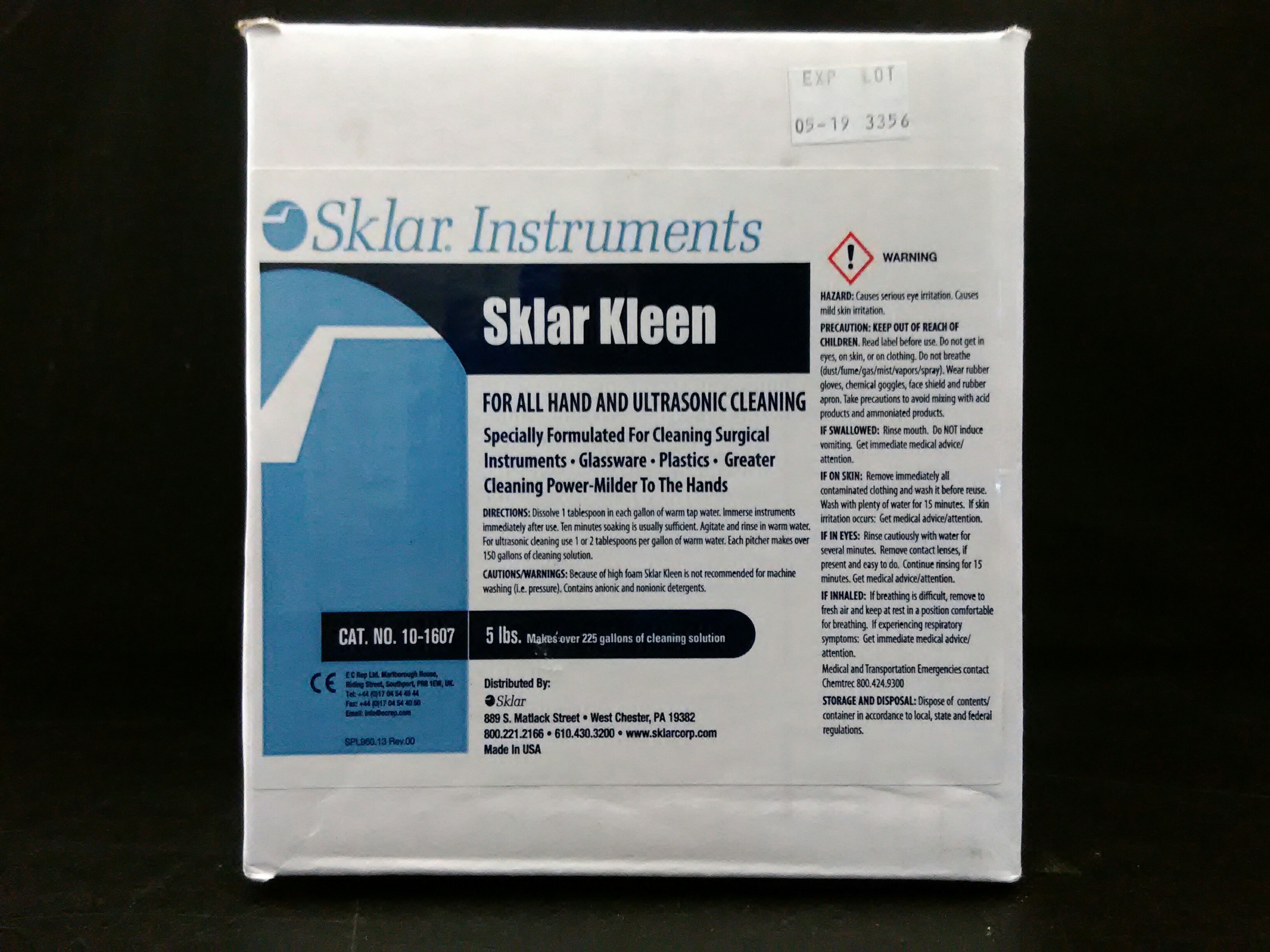 SKLAR 101607 KLEEN 5 LB. PAIL