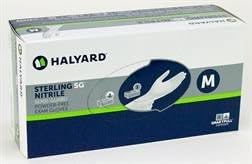 HALYARD 50707 SAFESKIN STERLING NITRILE TEXTURED GLOVE MED