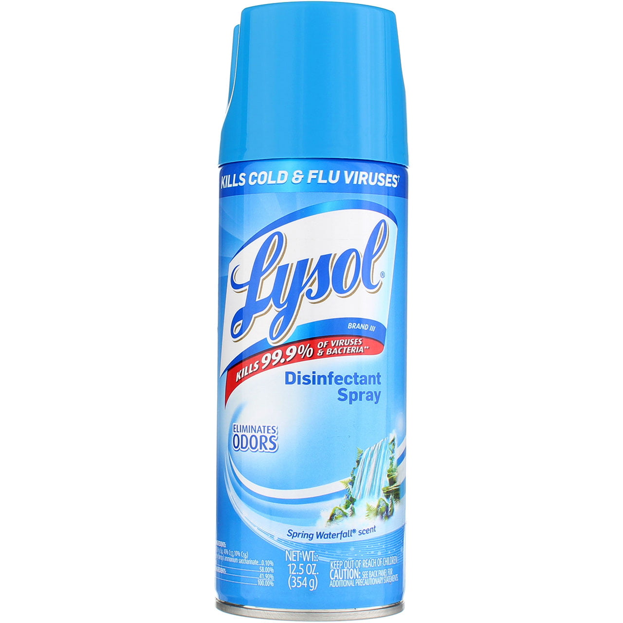 Lysol Disinfectant Spray Aerosol, Spring Waterfall, 12.5 oz (2 pack)