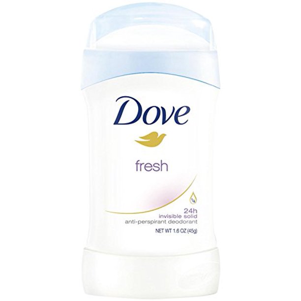 Dove Anti-Perspirant Deodorant Invisible Solid Fresh 1.60 oz (Pack of 6)