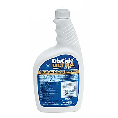 Palmero DisCide 3565Q Ultra Surface Disinfectant Cleaner Quaternary Based Liquid 1 Quart Bottle Herbal Scent