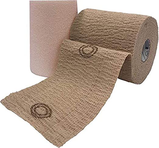 Andover 8840UBC-TN Bandage Kit Unna Boot Calamine, 4in x 6yd, Non-Adherent, 2-Rolls Per Box