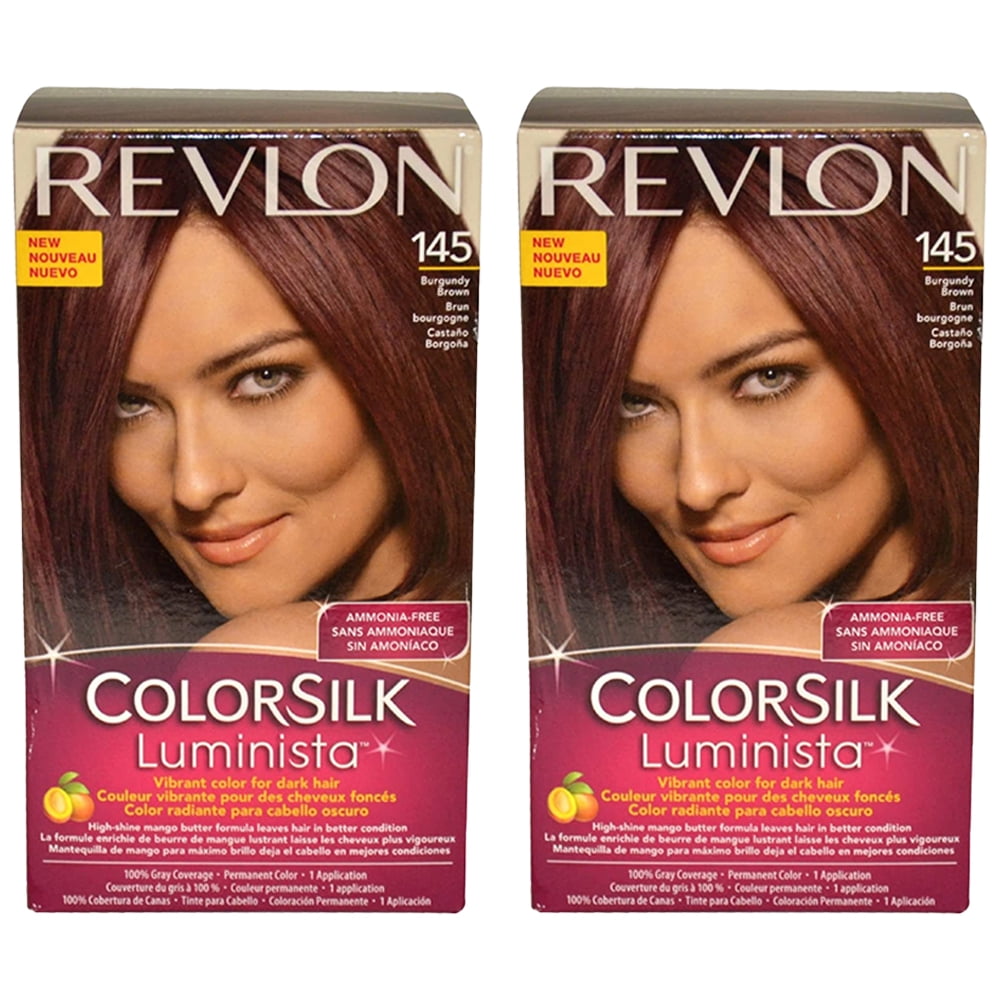 REV-80452 Revlon145 Colorsilk Luminista Haircolor Burgundy Brown (Pack of 2)