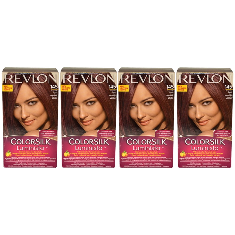 REV-80452 Revlon145 Colorsilk Luminista Haircolor Burgundy Brown (Pack of 4)