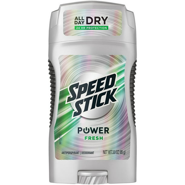 Speed Stick Antiperspirant Deodorant Power Fresh Scent 3 Ounce (Pack of 2)