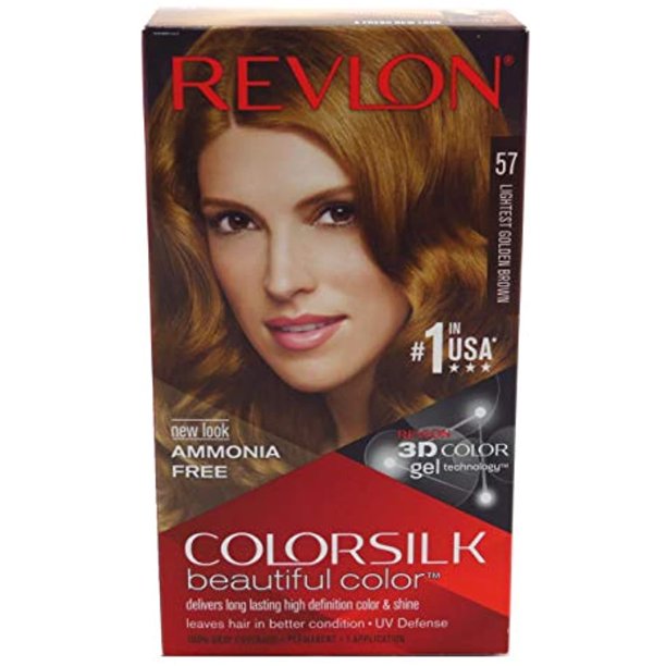 Revlon Colorsilk #57 Lightest Golden Brown (2 Pack)