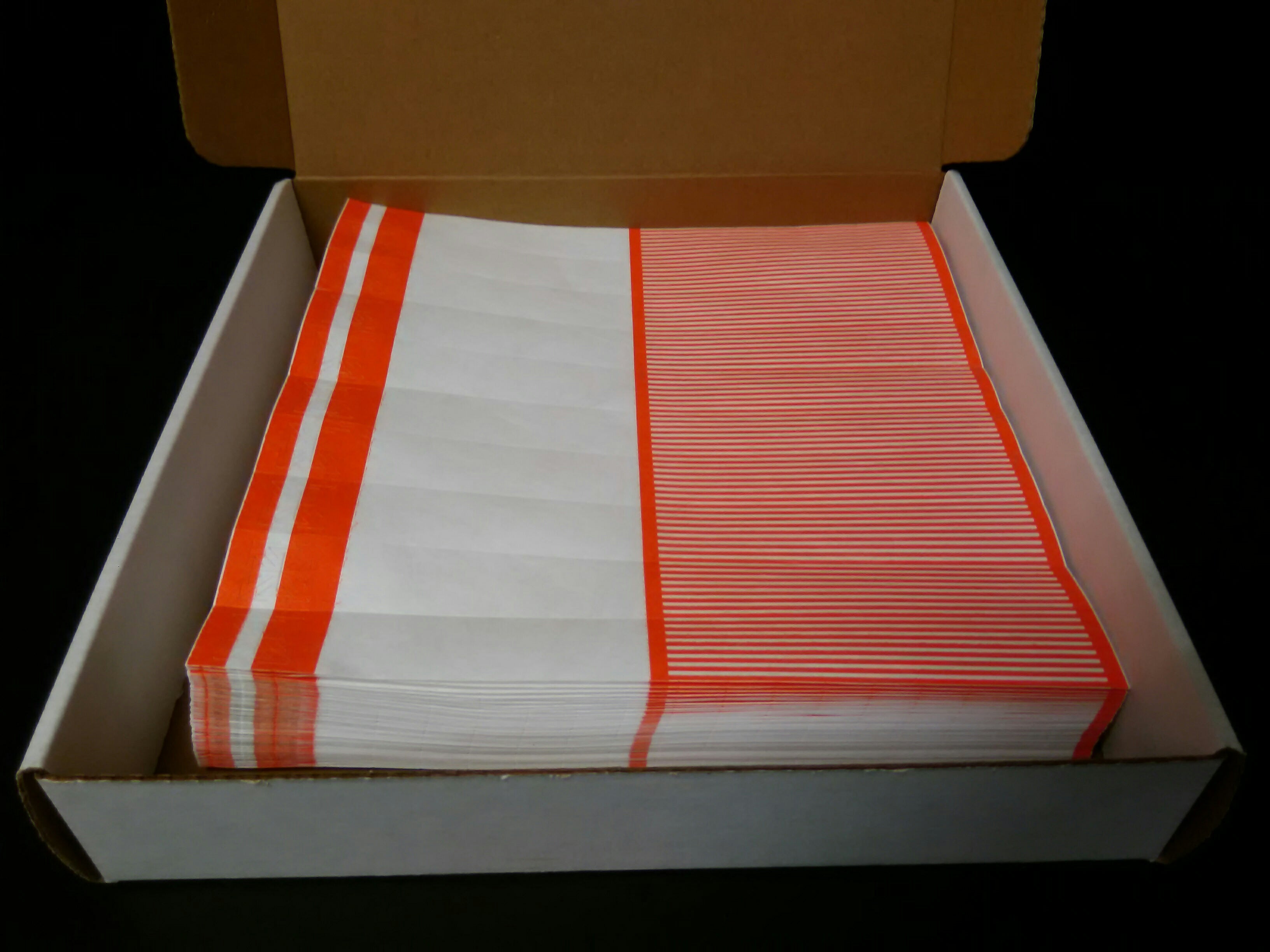 PRECISION DYNAMICS 3000-17-PDR Securline Short Stay Write-on Band Orange (1000/box)