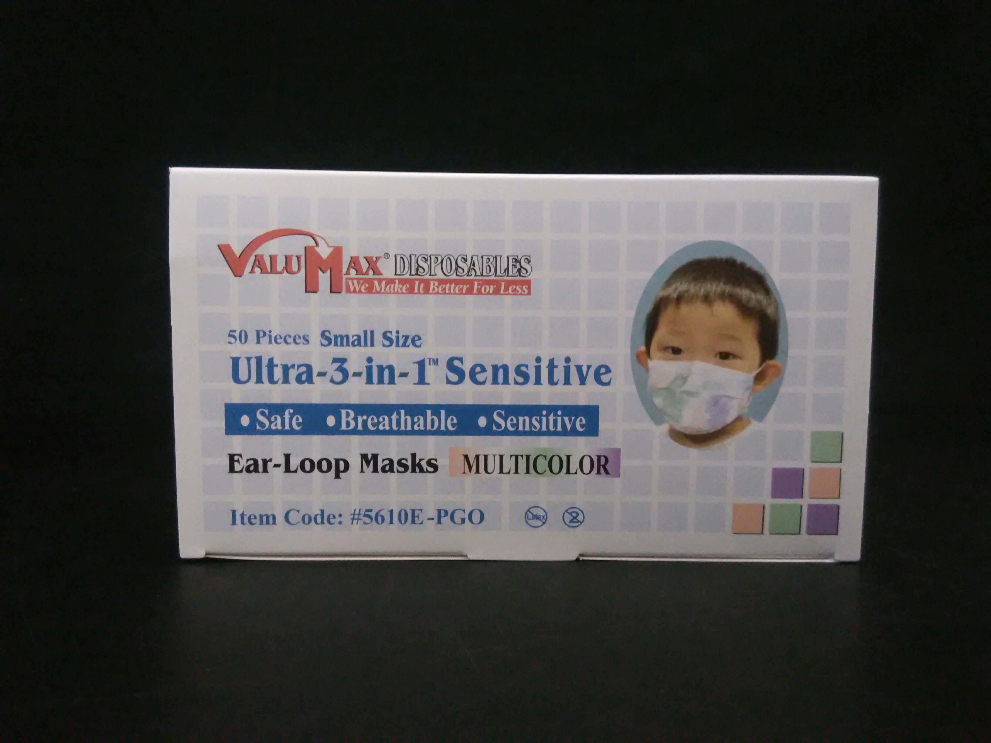 VALUMAX 5610ec-pgo MASK FACE CHILD EARLOOP