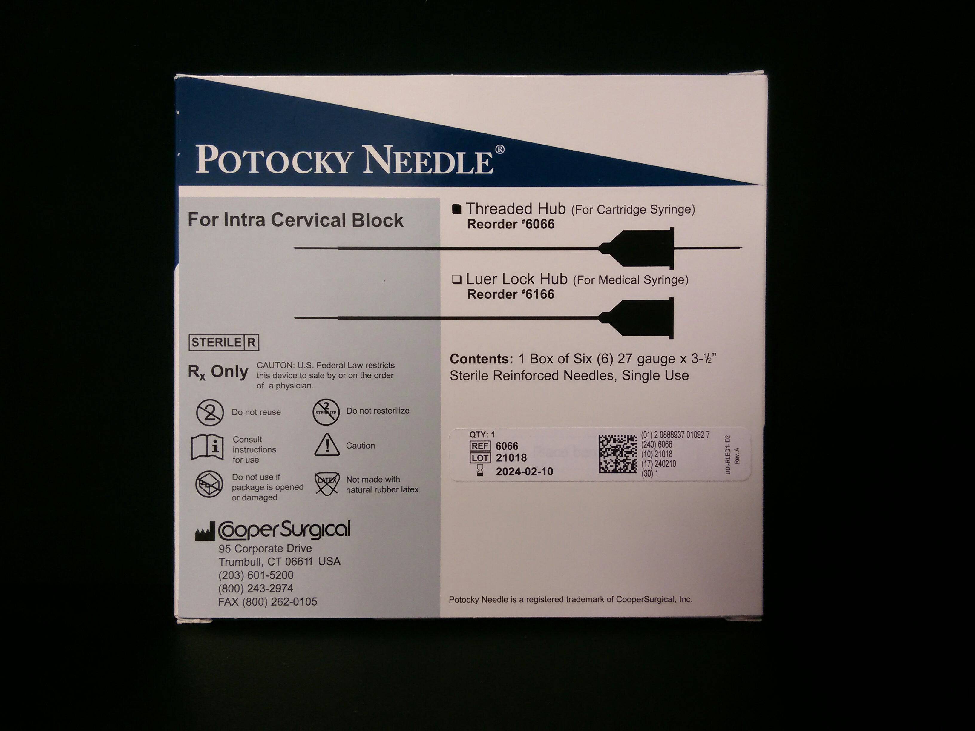 Potocky Needles (6/box) - To Your Door Medical  - Gown