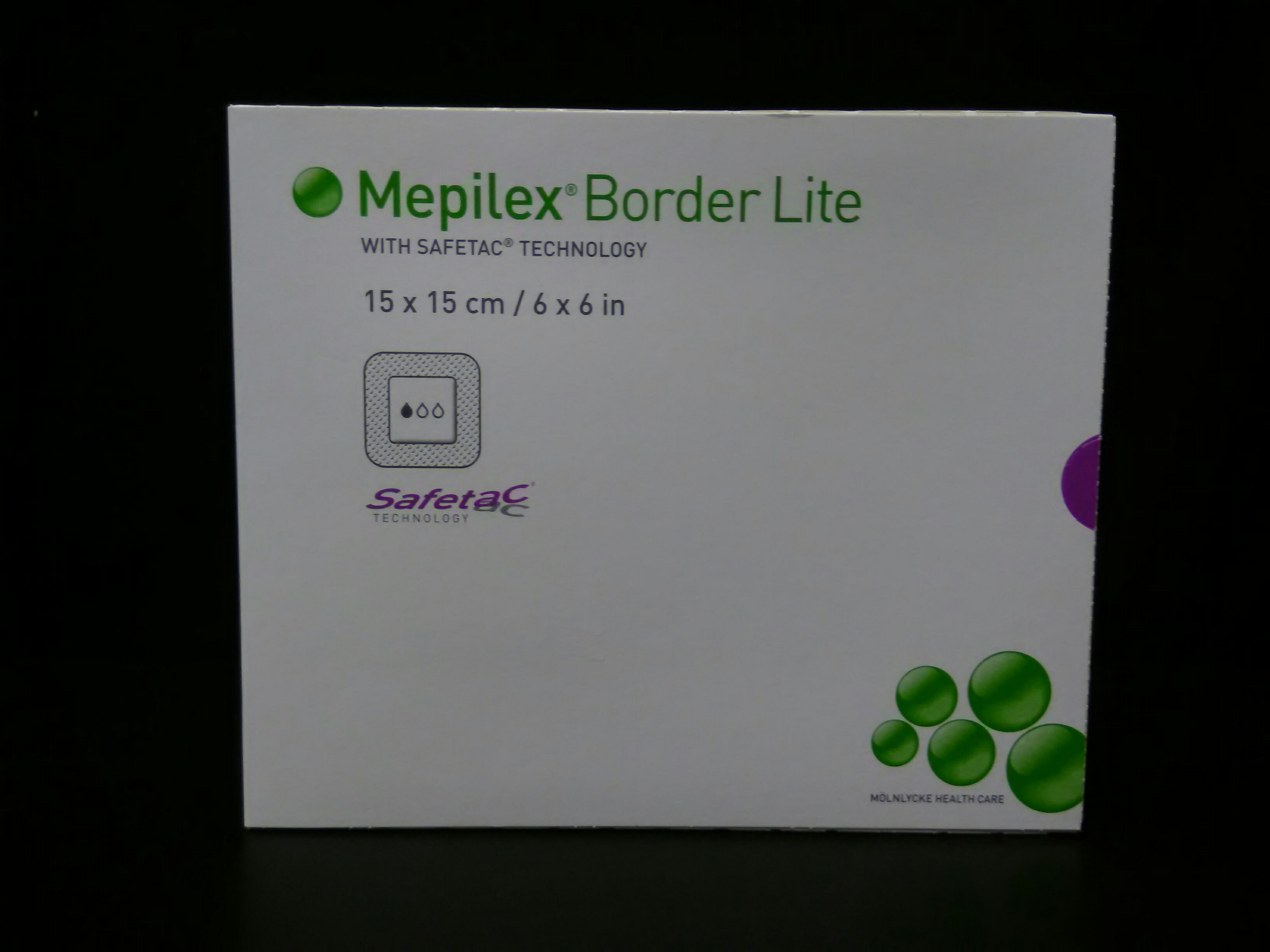 MOLNLYCKE HEALTH CARE 281500 LIGHT MEPILEX BORDER 6X6 15X15CM Box of 5 ...