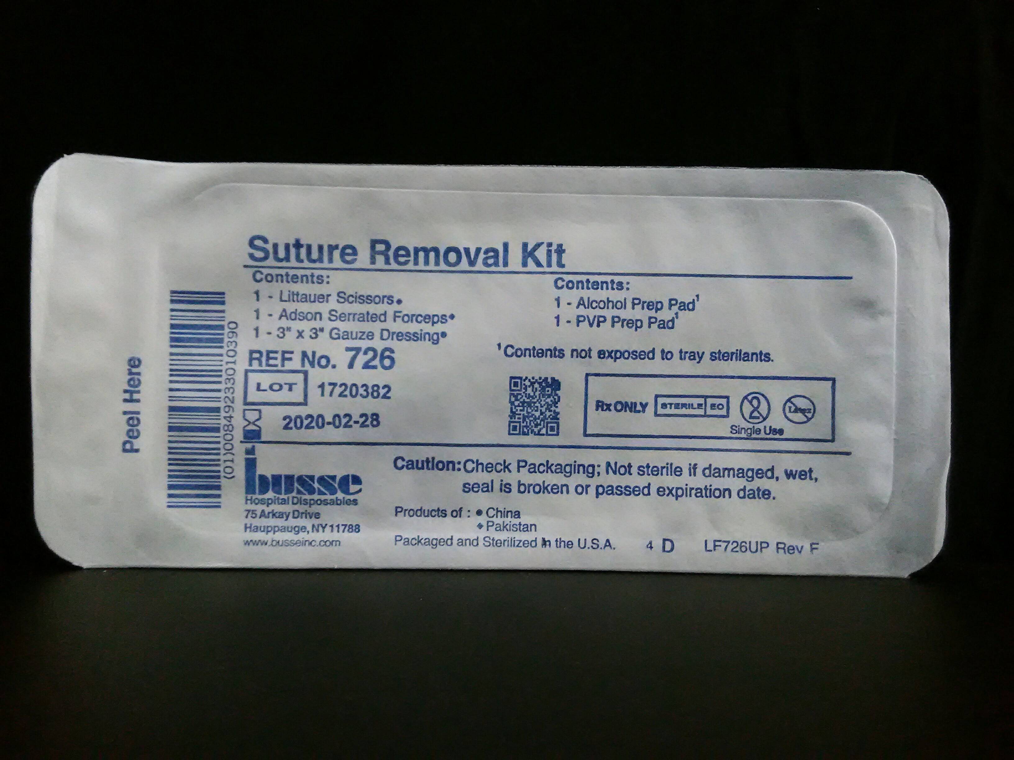 BUSSE 726 Suture Removal Kit