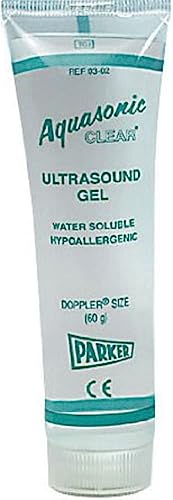 Parker Labs 03-02 Aquasonic Clear Ultrasound Gel, 60g Tube Pack of 3