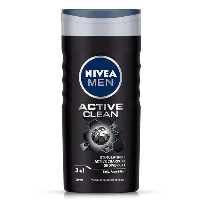 NIVEA NIV-60245 Nivea Men Active Clean 16.9oz (250 ml)